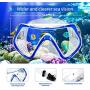 Supertrip Snorkeling Freediving Mask Adult Anti-Fog Film Panoramic Scuba Diving Goggles