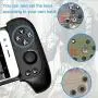 Siomeor Telescopic Wireless Bluetooth Controller Gamepad Mobile Game Controller Android IOS Phone Flexible Joystick Blue and Red Siomeor Telescopic Wireless Bluetooth Controller Gamepad Mobile Game Controller Android IOS Phone Flexible Joystick Blue and Red