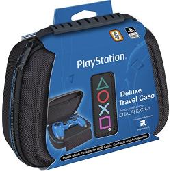 Officially Licensed Sony PlayStation 4 Controller Case – Protective Deluxe Travel Case – Black Ballistic Nylon Exterior