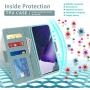 FYY [Resist Harmful Organism] [RFID Blocking] Case for Samsung Galaxy Note 20 Ultra 6.9", PU Leather Wallet Case with [Kickstand Function] and[Card Holder] for Galaxy Note 20 Ultra 6.9" Green