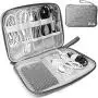 HCFGS Electronic Organizer Travel Accessories Cable Bag,Waterproof Universal Cable Storage Bag for USB Cable Cord, Flash Drive, Charger, Mobile Phone, Hard Drive, SD Card,PowerBank (Gray) HCFGS Electronic Organizer Travel Accessories Cable Bag,Waterproof Universal Cable Storage Bag for USB Cable Cord, Flash Drive, Charger, Mobile Phone, Hard Drive, SD Card,PowerBank (Gray)