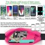 Smartlle Fanny Pack, Running Belt, Waist Bag for Women & Men for iPhone 11/11 Pro/11 Pro Max/XR/XS Max/X/XS/8 7 6 6S Plus, Samsung Galaxy S/Note, All Mobiles up to 6.7,Gym Workout Fitness Gear-Pink