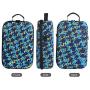 HIJIAO Hard Travel Case for Oculus Quest VR Gaming Headset and Controllers Accessories Waterproof Shockproof Carring case (Blue)