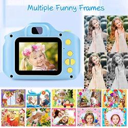 VATENIC Kids Toys for 3-10 Year Old Boys Girls, Kids Camera 1080P 2inch HD Children Digital Cameras for Girls Best Birthday Toys,Toddler Camera Gift for 3-9 Year Old Boy (with 32G SD Card) (Blue)