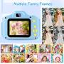 VATENIC Kids Toys for 3-10 Year Old Boys Girls, Kids Camera 1080P 2inch HD Children Digital Cameras for Girls Best Birthday Toys,Toddler Camera Gift for 3-9 Year Old Boy (with 32G SD Card) (Blue)