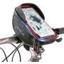 Wallfire Bike Phone Mount Bag, Bicycle Frame Bike Handlebar Bags with Waterproof Touch Screen Phone Case