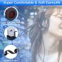 BlueFire Stereo Gaming Headset for PS4, PC, Xbox One Controller, Noise Cancelling Over Ear Headphones with Mic, LED Light, Bass Surround, Soft Memory Earmuffs for Laptop Nintendo Switch (Black-Red)