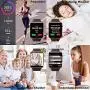 Smart Watch - Sazooy Bluetooth Smart Watch Support Make/Answer Phones Send/Get Messages Compatible Android iOS Phones with Camera Pedometer SIM SD Card Slot for Women Men (Brown)