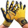 Pet Grooming and Bathing Gloves - Effective Pet Hair Remover for Cats, Dogs & Horses - Long & Short Fur - Enhanced Nubs Design Captures 2X More Hair