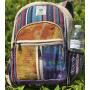 Unique Tie-dye Mini Hemp Backpack Small Back Pack Boho Backpack 100% Core Hemp| 100% VEGAN | Handmade with Love.