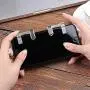 ORC PUBG Gamepad with Metal Trigger Fire Button Aim Key L1R1 Shooter Controller for Android Mobile (White)