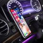 Trianium Magnetic Dash Car Mount Phone Holder Desk Stand for iPhone, Samsung, Moto, Huawei, Nokia, LG and Other Android Smartphones [Stick On Dashboard Holder 3M Adhesive Bendable Base/Metal Plate]