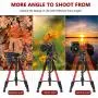 Joilcan 66” Lightweight Camera/Phone Tripod, Aluminum Travel Portable SLR Camera Tripod with Mobile Phone Mount and 2 Quick Release Plate&Carrying Case (Red) Joilcan 66” Lightweight Camera/Phone Tripod, Aluminum Travel Portable SLR Camera Tripod with Mobile Phone Mount and 2 Quick Release Plate&Carrying Case (Red)