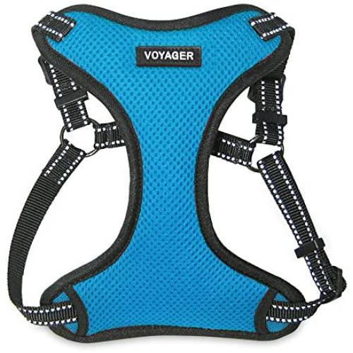 Voyager Step-In Flex Dog Harness - All Weather Mesh, Step In Adjustable Harness for Small and Medium Dogs by Best Pet Supplies