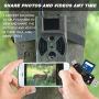 MOSPRO Trail Camera Viewer for iPhone iPad Mac & Android, SD & Micro SD Memory Card Reader to View Photos and Videos from Any Wildlife Scouting Game Cam on Smartphone for Deer Hunter Black