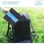 [Upgraded]BigBlue 3 USB Ports 28W Solar Charger(5V/4.8A Max), Foldable Portable Solar Phone Charger with SunPower Solar Panel Compatible with iPhone 11/Xs/XS Max/XR/X/8/7, iPad, Samsung Galaxy LG etc.