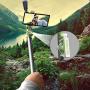 Selfskie - Universal Bluetooth Selfie Stick Mount Compatible with All Action Cameras and Smartphones - Selfie Holder with Wireless Remote Control Android & iOS
