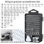 Precision Screwdriver Set, Lifegoo 122pcs Magnetic Repair Tool Kit for iPhone Series/Mac/iPad/Tablet/Laptop/Xbox Series/PS3/PS4/Nintendo Switch/Eyeglasses/Watch/Cellphone/PC/Camera/Electronic