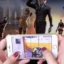 Mobile Phone Game Joystick Foonee, Mini Phone Game Controller 2019 Newest Touch Screen Joypad Phone Game Handle Clear Joystick Arcade for iPad iPhone Android Mobile Tablet Smart Phone
