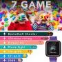 Kids Game Smart Watch for Boys Girls SmartWatch Phone with 7 Intelligent Games 8GB Micro SD Card SOS Alarm Timer 12/24 Hr Music MP3 Player for 4-12 Years Old Students Children Birthday Gift (1.Pink) Kids Game Smart Watch for Boys Girls SmartWatch Phone with 7 Intelligent Games 8GB Micro SD Card SOS Alarm Timer 12/24 Hr Music MP3 Player for 4-12 Years Old Students Children Birthday Gift (1.Pink)