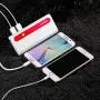 Aibocn 10000mAh Portable Power Bank External Battery Charger with Flashlight for iPhone iPad Samsung Galaxy Compatible with Smartphones Tablet - Red Aibocn 10000mAh Portable Power Bank External Battery Charger with Flashlight for iPhone iPad Samsung Galaxy Compatible with Smartphones Tablet - Red