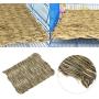 Grass Mat Woven Bed Mat for Small Animal Bunny Bedding Nest Chew Toy Bed Play Toy for Guinea Pig Parrot Rabbit Bunny Hamster Rat(Pack of 3) (3 Grass mats)