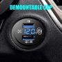 LiDiVi [Upgraded Version] Quick Charge 3.0 Dual USB Car Charger, Waterproof 36W 12V USB Outlet Fast Charge with Voltmeter & Switch for 12V/24V Car Boat Marine ATV Bus Truck and More