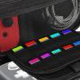 Case for Nintendo Switch Lite, Carry Case Hard Shell with 18 Games, 4 SD Cards and Pouch for Switch Lite Joy-con and Other Accessories (Black)