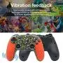 BRHE Switch Pro Controller Wireless Bluetooth Remote Dual Shock Gamepad Compatible for Nintendo Switch/Switch Lite / PS3 / Windows PC/Android（Orange）