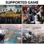 BOKA Super Sensitive Touch Screen Pubg Metal Triggers with L1 RI Shooting Aim Button Controller Gamepad Joystick for All Smartphones - (Metal T)