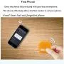 Tile Key Finder Locator Smart Tracker - Nut 2" Bluetooth Item Anti-Lost Phone Finder with App, Item Car Key GPS Alarm Tracer Reminder Chip for Bag Phone Pets Dog Keychain Wallet Purse Luggage, Orange