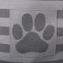 DII Bone Dry Large Rectangle Pet Toy and Accessory Storage Bin, 17.75x12x15", Collapsible Organizer Storage Basket for Home Décor, Pet Toy, Blankets, Leashes and Food-Gray Stripes
