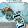 Hiearcool Universal Waterproof Case,Waterproof Phone Pouch Compatible for iPhone 11 Pro Max XS Max XR X 8 7 6S Plus Samsung Galaxy s10/s9 Google Pixel 2 HTC Up to 7.0"，IPX8 Cellphone Dry Bag -2 Pack