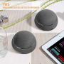 Dual Bluetooth Speakers Blasses Portable Wireless Speaker V4.2 Easy Pairing HiFi Loud Stereo Surround HD Sound Box Speakers Rich Bass TWS Speakers 5W Each for PC Laptop iPhone Samsung Tablets