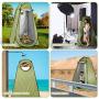 Pop Up Privacy Tent – Instant Portable Outdoor Shower Tent, Camp Toilet, Changing Room, Rain Shelter with Window – for Camping and Beach – Easy Set Up, Foldable with Carry Bag – Lightweight and Sturdy