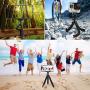 Mini Phone Tripod, SYOSIN Phone Camera Tripod Mount with Bluetooth Control and Universal Clip, 360° Rotating Flexible Tripod Stand Holder for Smartphone, Camera and GoPro