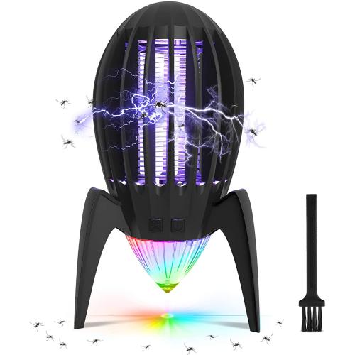 SOLMORE Electronic Mosquito Killer Aliens Exterior with Night Atmosphere Light 14-H Battery Life for Home Indoor