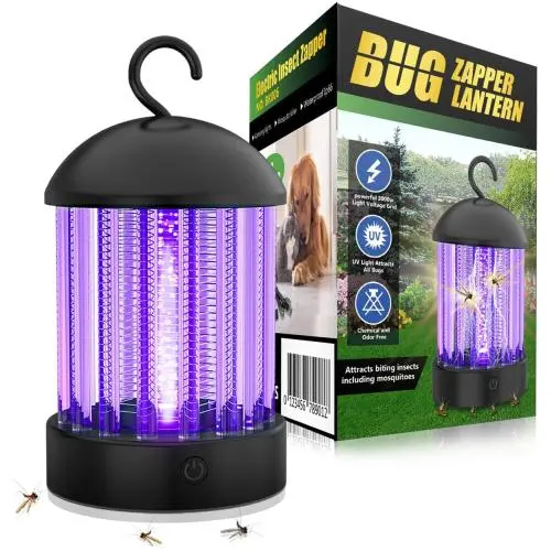 Electric Bug Zapper, HBUDS Bugs Electric Killer Shock Fly Insect Trap, Indoor Pest Control Night Lamp, 2000V Powerful Mosquito Killer Light Bulb for Outdoor, Patio, Camping, Portable Mosquito Lamp Electric Bug Zapper, HBUDS Bugs Electric Killer Shock Fly Insect Trap, Indoor Pest Control Night Lamp, 2000V Powerful Mosquito Killer Light Bulb for Outdoor, Patio, Camping, Portable Mosquito Lamp