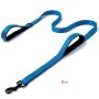 DOGSAYS Dog Leash 6ft Long - Traffic Padded Two Handle - Heavy Duty - Double Handles Lead for Training Control - 2 Handle Leashes for Large Dogs or Medium Dogs - Reflective Pet Leash Dual Handle