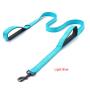 DOGSAYS Dog Leash 6ft Long - Traffic Padded Two Handle - Heavy Duty - Double Handles Lead for Training Control - 2 Handle Leashes for Large Dogs or Medium Dogs - Reflective Pet Leash Dual Handle