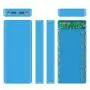 DIY Power Bank Box Flat Head Battery Charger Outer Case,2 USB Output Ports Plastic Shell Box with LED Display,Micro/Phone/Type-c Input Port Power Bank Case DIY Power Bank Box Flat Head Battery Charger Outer Case,2 USB Output Ports Plastic Shell Box with LED Display,Micro/Phone/Type-c Input Port Power Bank Case