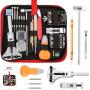 XOOL Watch Repair Kit, Watch Band Link Removal Tool, Spring Bar Tool Set, Watch Back Remover Watch Battery Replacement Tool Kit, Professional Watch Repair Tools with Carrying Bag, User Manual