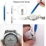 XOOL Watch Link Removal Tool, 210 PCS Watch Repair Kit, Watch Battery Replacement Tool Kit, Watch Case Opener Spring Bar Tools, Watch Band Link Pin Tool Set with Carrying Case & Instruction Manual
