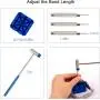 XOOL Watch Link Removal Tool, 210 PCS Watch Repair Kit, Watch Battery Replacement Tool Kit, Watch Case Opener Spring Bar Tools, Watch Band Link Pin Tool Set with Carrying Case & Instruction Manual